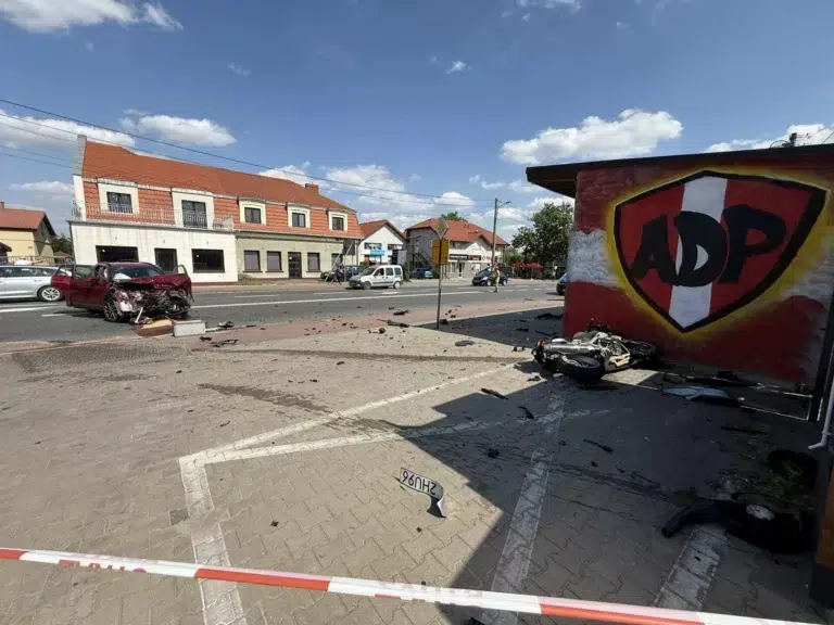 Śmiertelny wypadek motocyklisty na Rokicińskiej w Łodzi