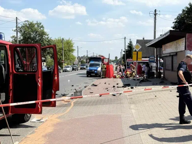 Śmiertelny wypadek motocyklisty na Rokicińskiej w Łodzi