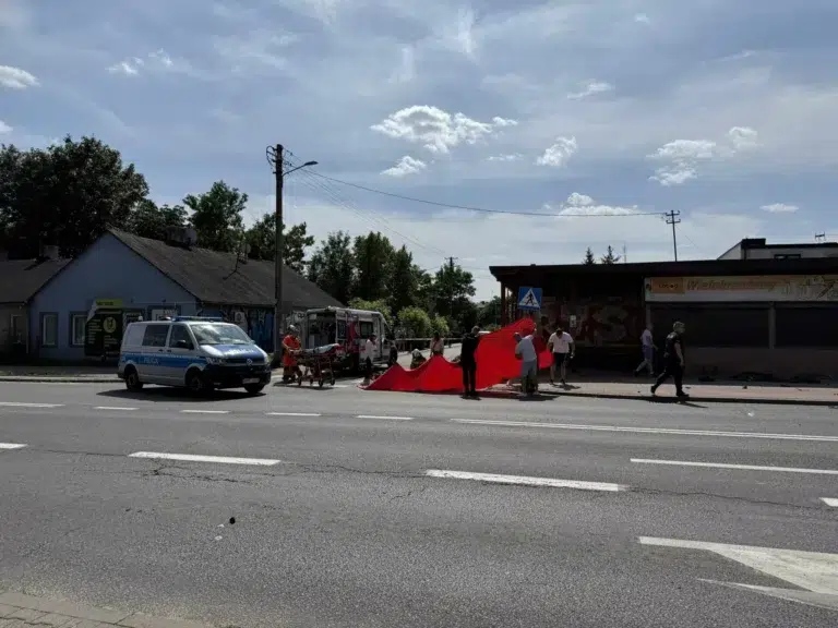 Śmiertelny wypadek motocyklisty na Rokicińskiej w Łodzi