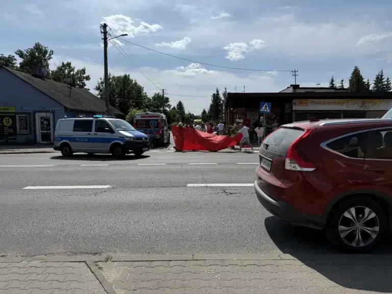 Śmiertelny wypadek motocyklisty na Rokicińskiej w Łodzi