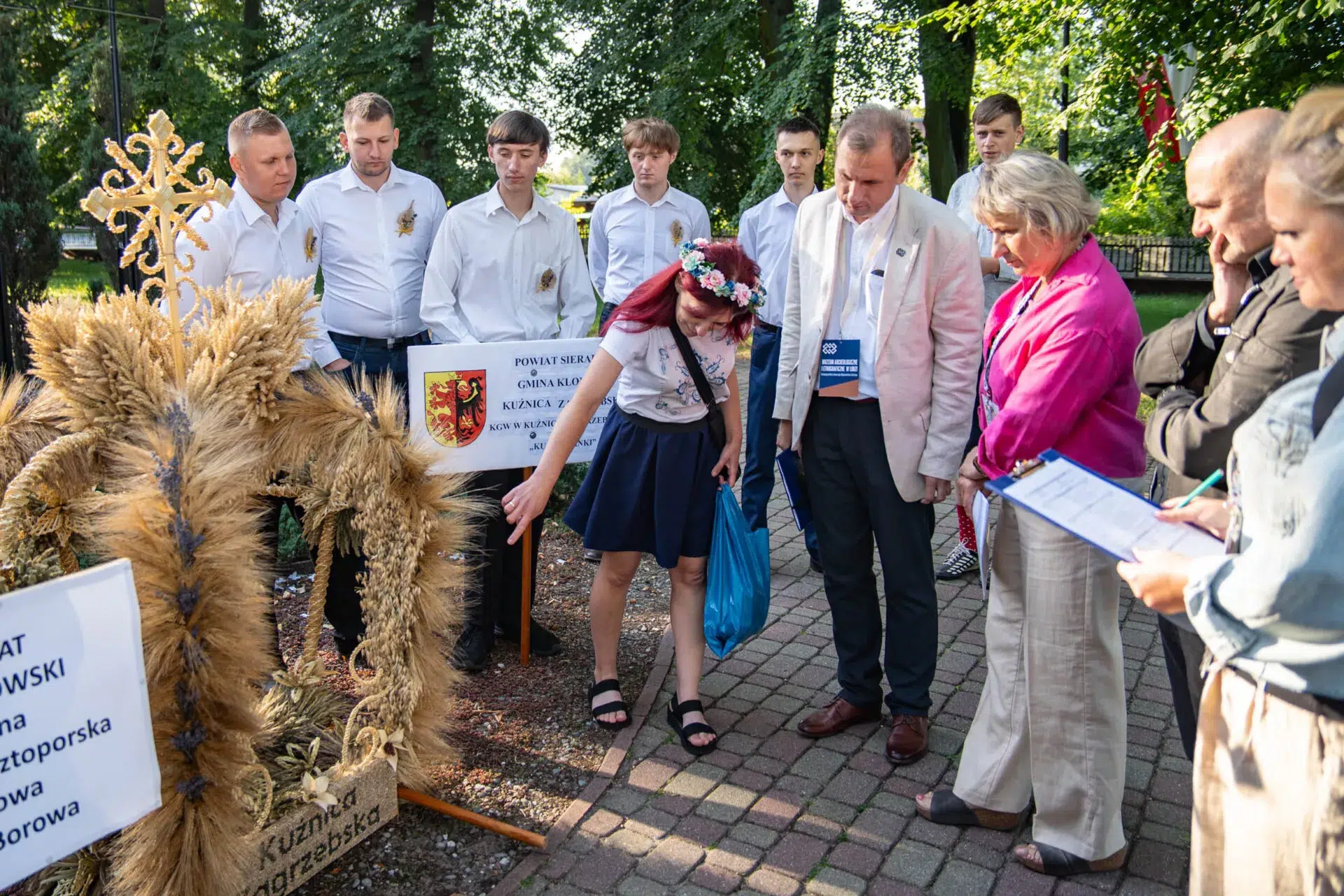 Konkurs wieńców dożynkowych na wojewódzkich dożynkach 2025 w Buczku Konkurs wieńców dożynkowych na wojewódzkich dożynkach 2025 w buczku
