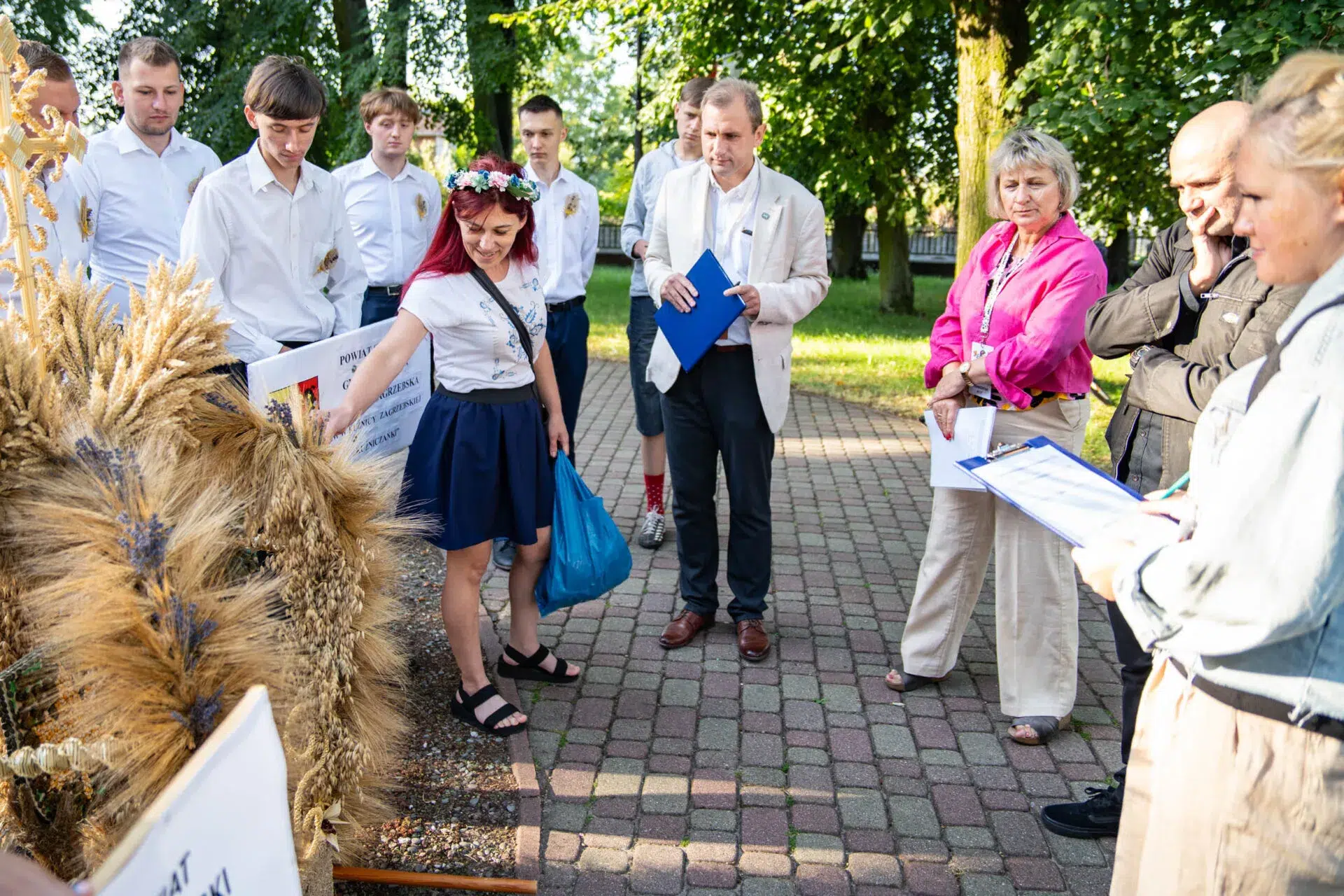 Konkurs wieńców dożynkowych na wojewódzkich dożynkach 2025 w Buczku Konkurs wieńców dożynkowych na wojewódzkich dożynkach 2025 w buczku