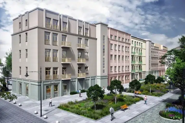 Projekt nowej Kamienicy Konesera przy Piotrkowskiej 58