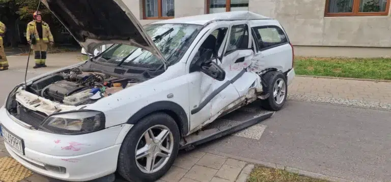 Wypadek tramwaju na Dąbrowskiego w Łodzi