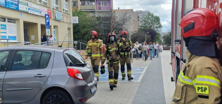 Pożar w przychodni na Sacharowa