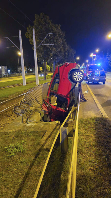 Wypadek na pabianickiej w łodzi