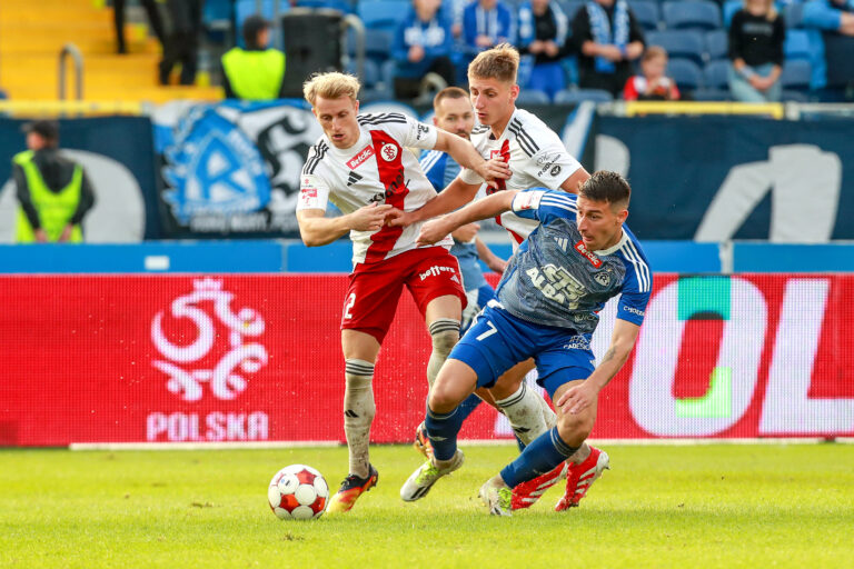 Ruch wygrał z łks-em