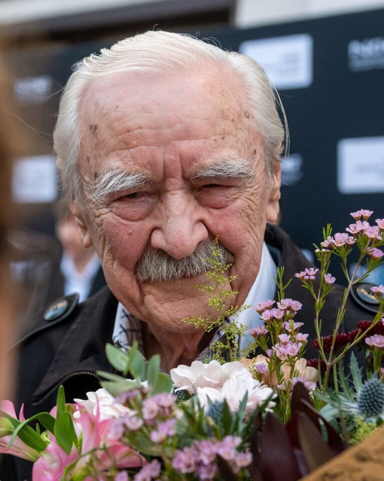 Witold Giersz odsłonił swoją gwiazdę na Piotrkowskiej w Łodzi