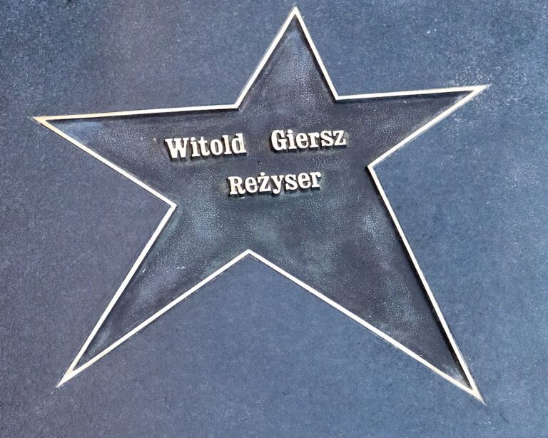 Witold Giersz odsłonił swoją gwiazdę na Piotrkowskiej w Łodzi