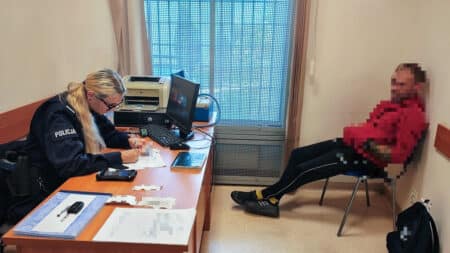 Pijany kierowca tira miał prawie 2,5 promila alkoholu
