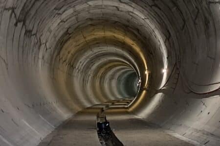 Tunel średnicowy w łodzi