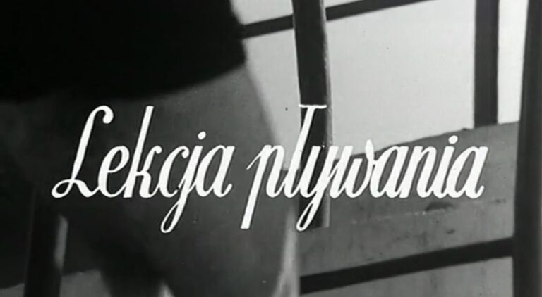 Kadr z filmu „lekcja pływania” andrzeja wajdy