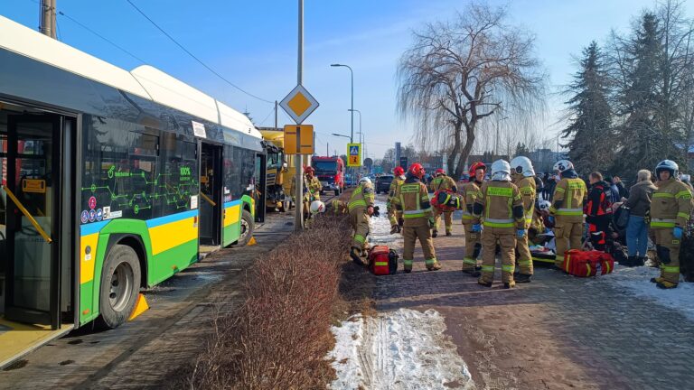 Wypadek w Bełchatowie na Czaplinieckiej