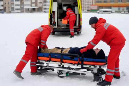 Ofiara mrozu w łodzi