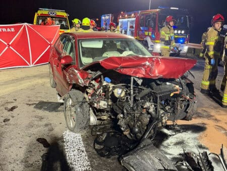 Śmiertelny wypadek w chabielicach