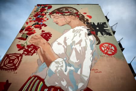 Granty kulturalne w łódzkiem - mural w piotrkowie trybunalskim
