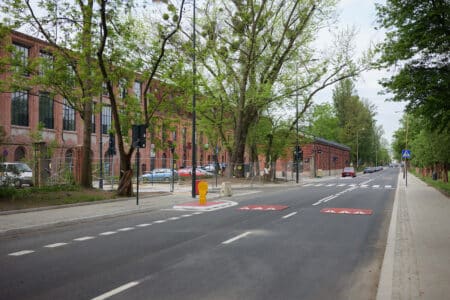 Ulica tymienieckiego w łodzi otwarta po remoncie