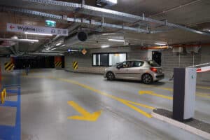 Pierwszy wielopoziomowy parking w łodzi