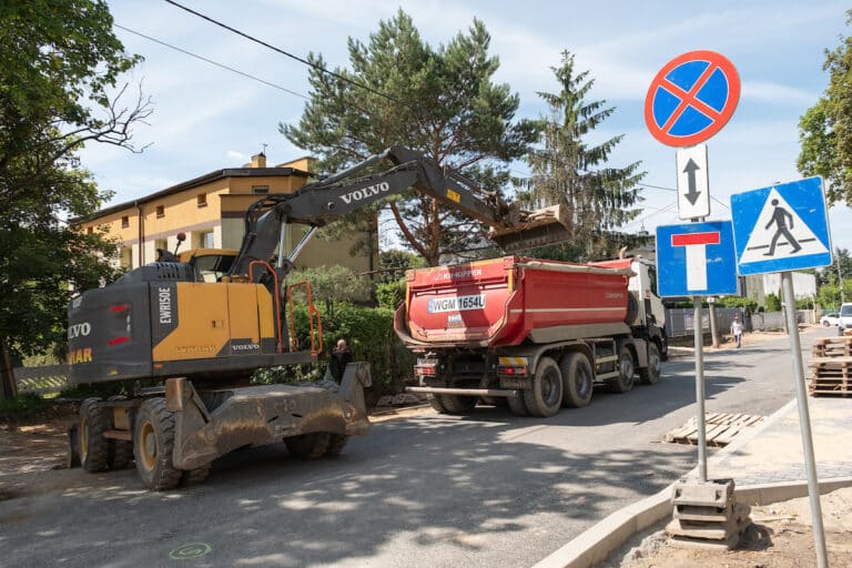 Remont kniaziewicza w łodzi na odcinku prowadzącym do szpitala biegańskiego