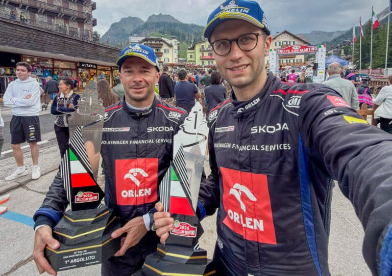 Miko marczyk i szymon gospodarczyk wygrali 46. Rallye san martino di castrozza e primiero