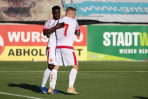 Mariusz fornalczyk zdobył dwie bramki w meczu widzew fc marchfeld