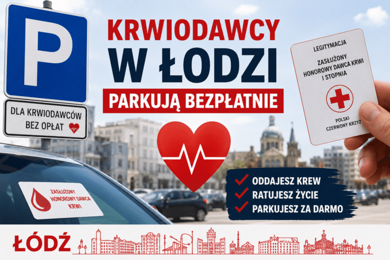 Darmowe parkowanie dla krwiodawców