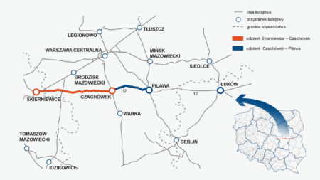Modernizacja linii kolejowej 12 na odcinku skierniewice czachówek